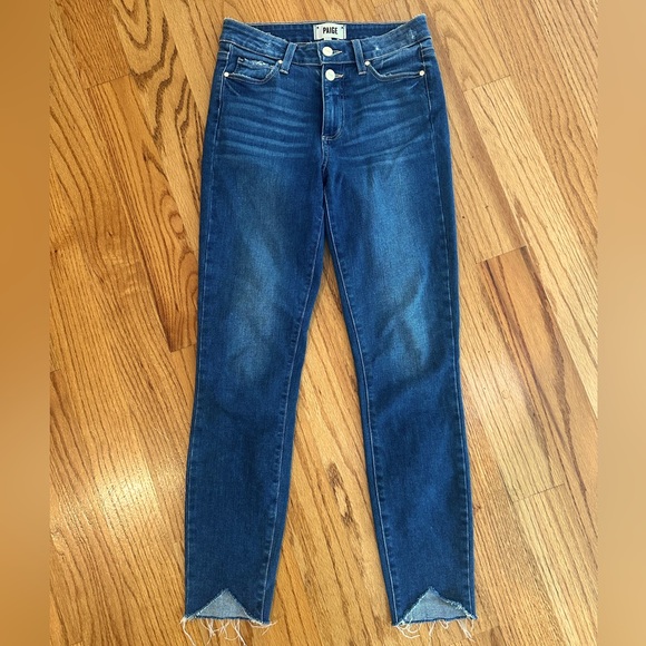 PAIGE size  26 hoxton ankle jeans in excellent condition - Picture 1 of 3